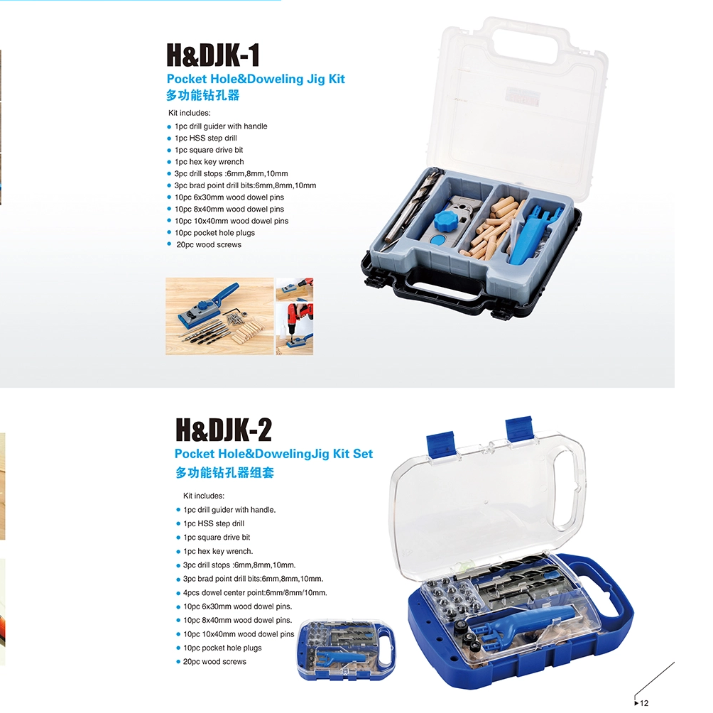 Pocket Hole&Doweling Jig Kit   H&DJK-1